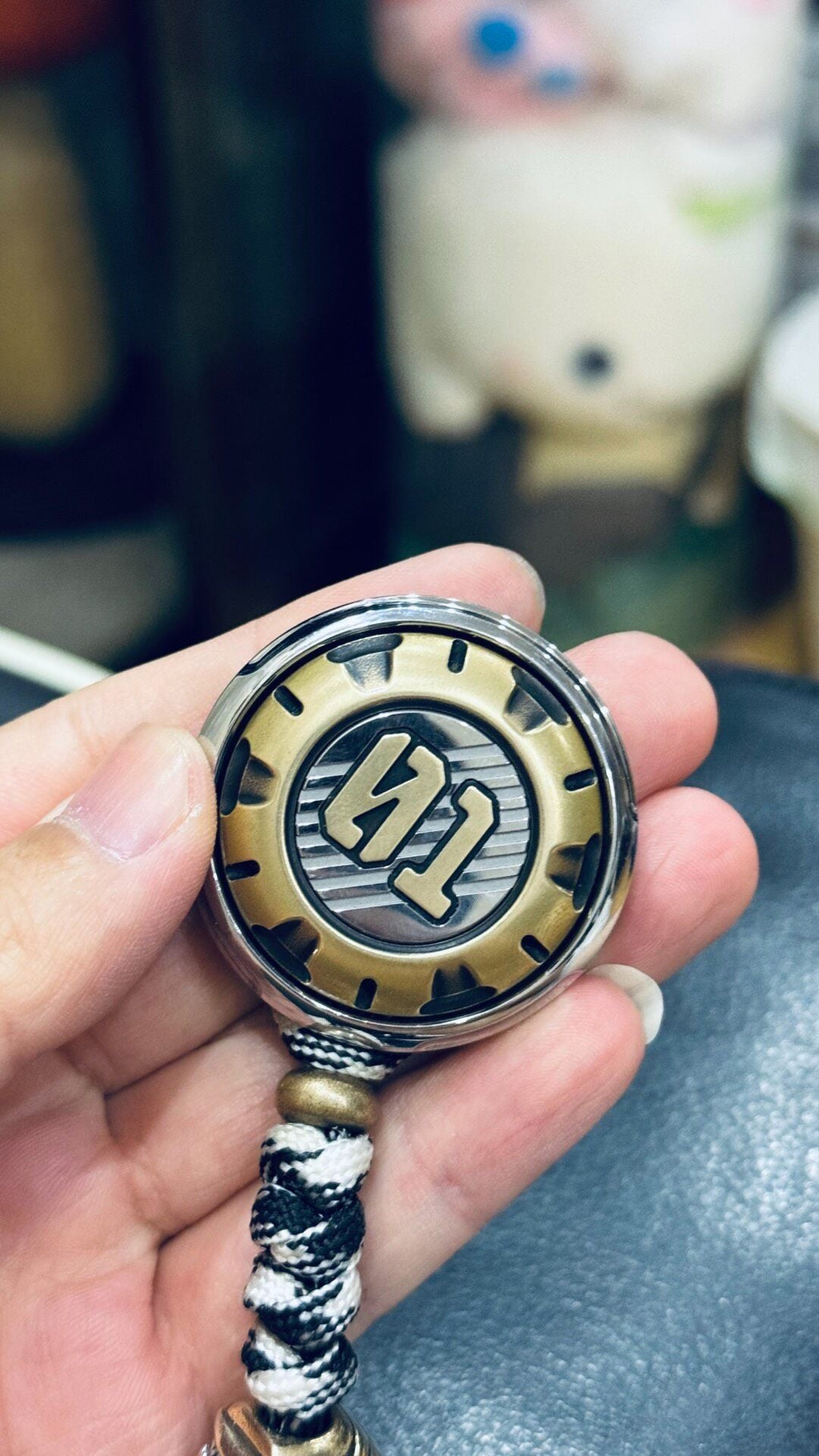 Time Badge Brass Stainless Steel
