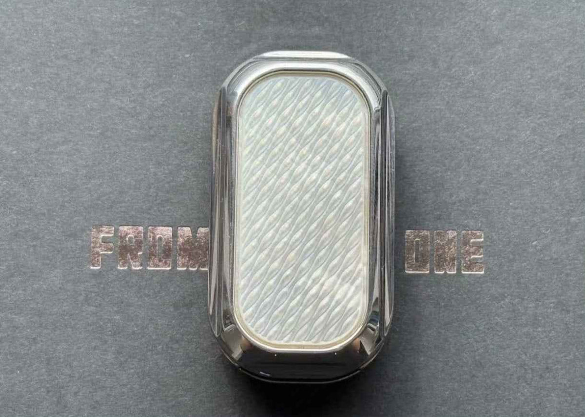 Slider Feeling White Butterfly Stainless Steel Limited Edition