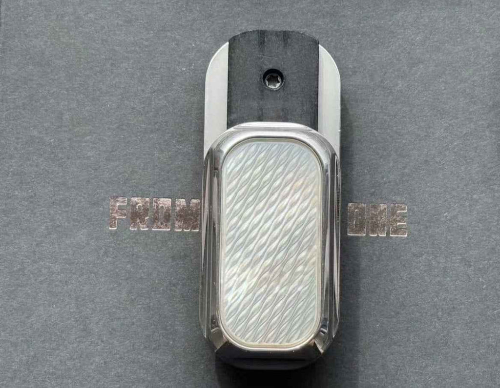 Slider Feeling White Butterfly Stainless Steel Limited Edition