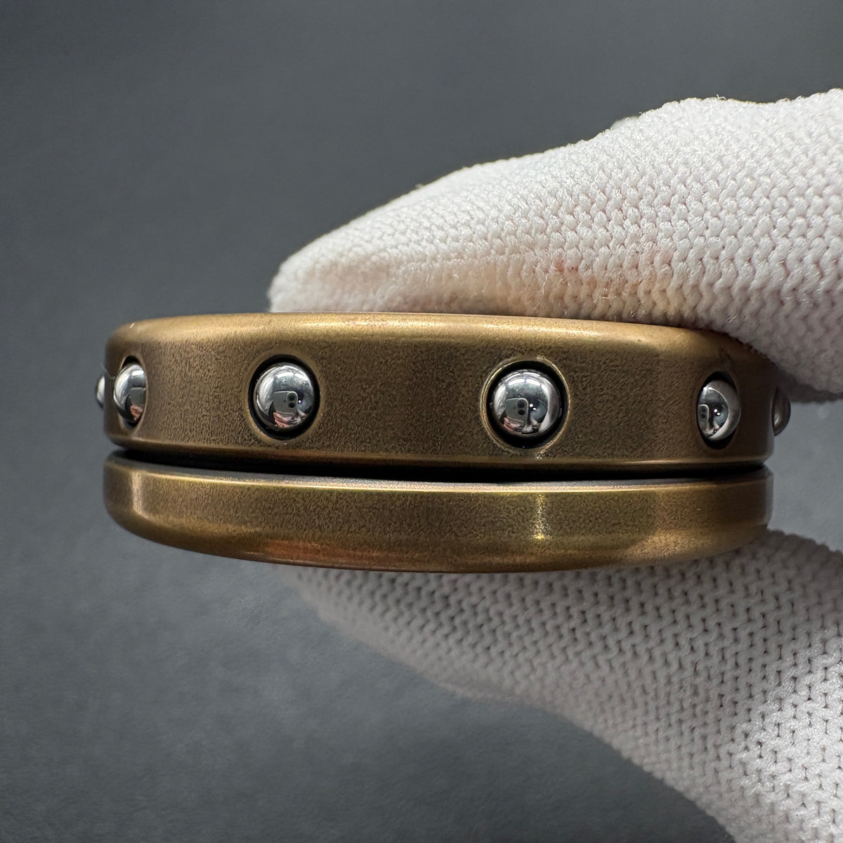 Dealer Button Brass