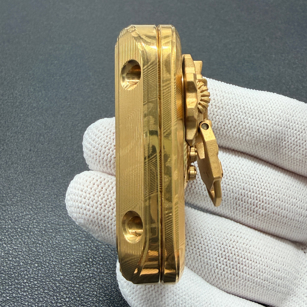 Popping Damasteel Gold Plated