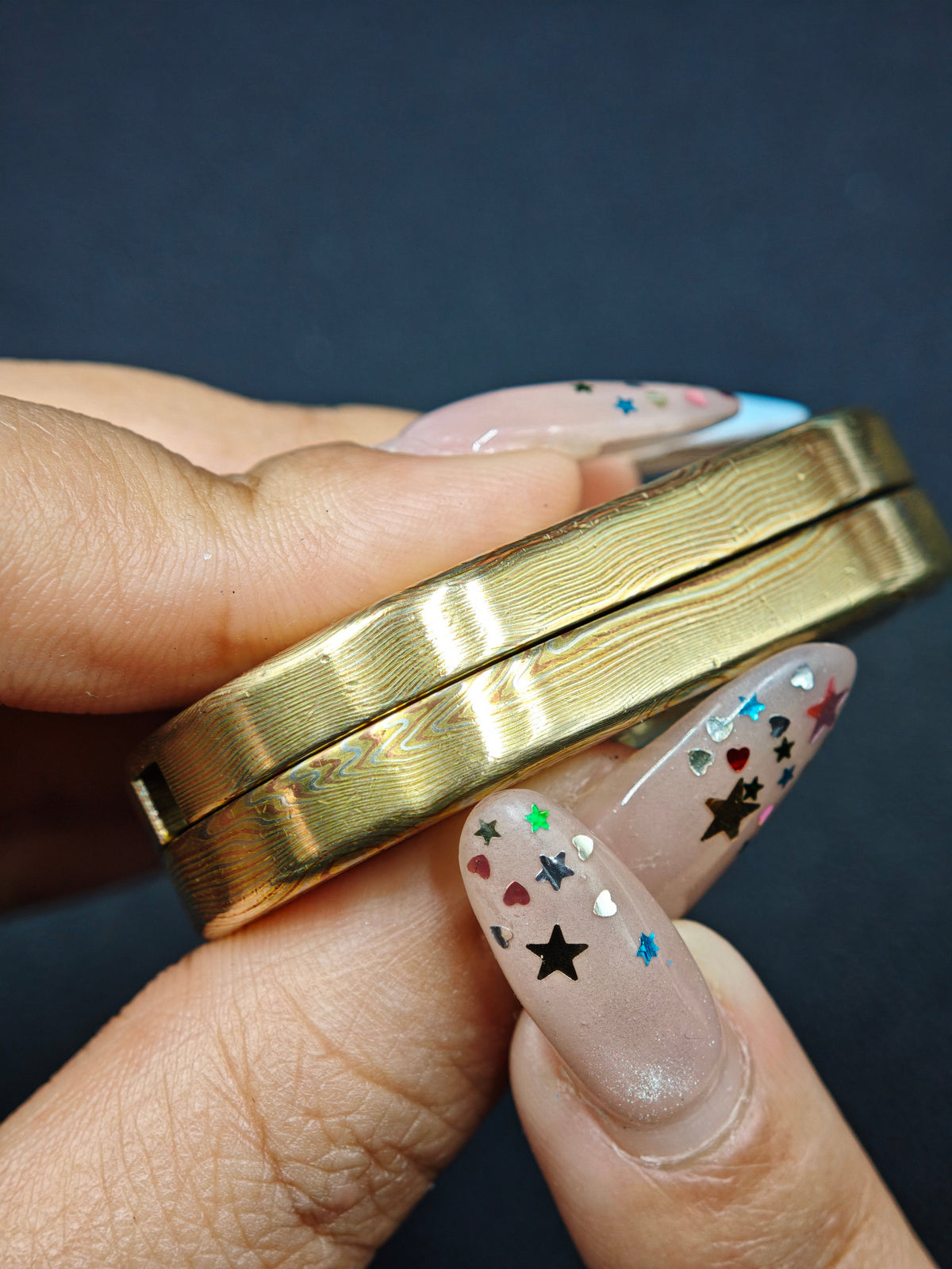 Grumpy Rabbit Rhythm Mokume Copper