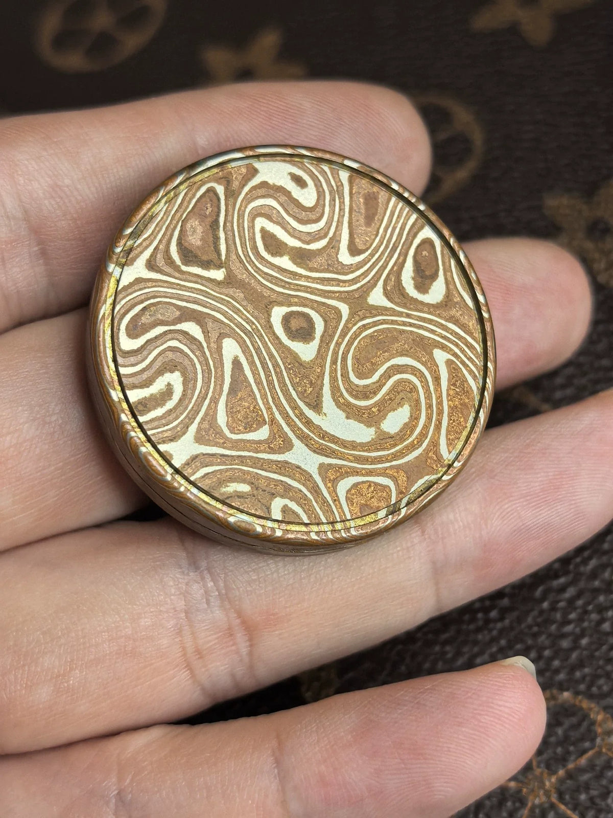 Milk Cap Mini Mokume