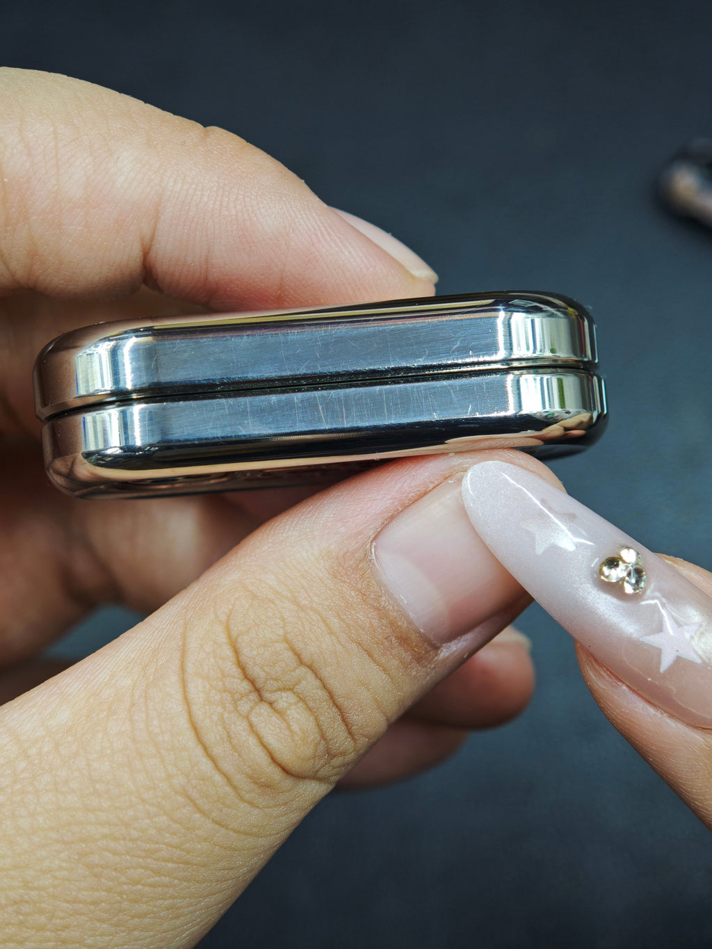 Top B Rain Titanium Polished