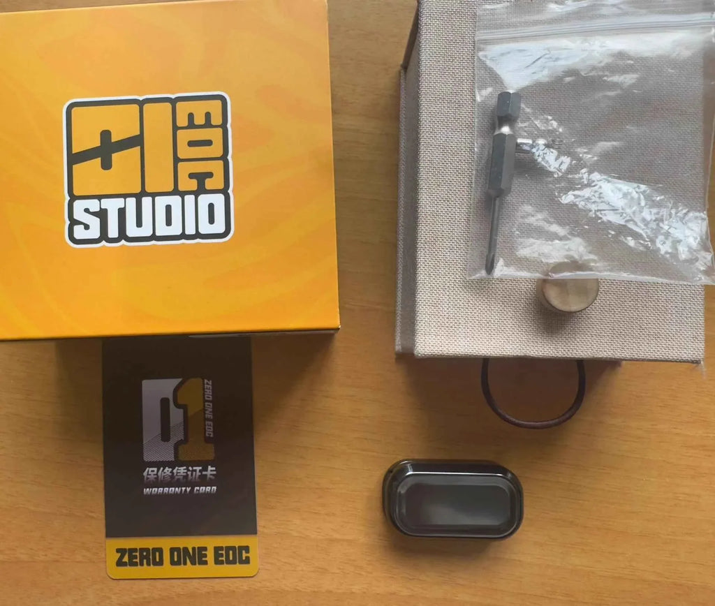 01EDC Slider No.12 Shell Zirconium + Buckyball Core