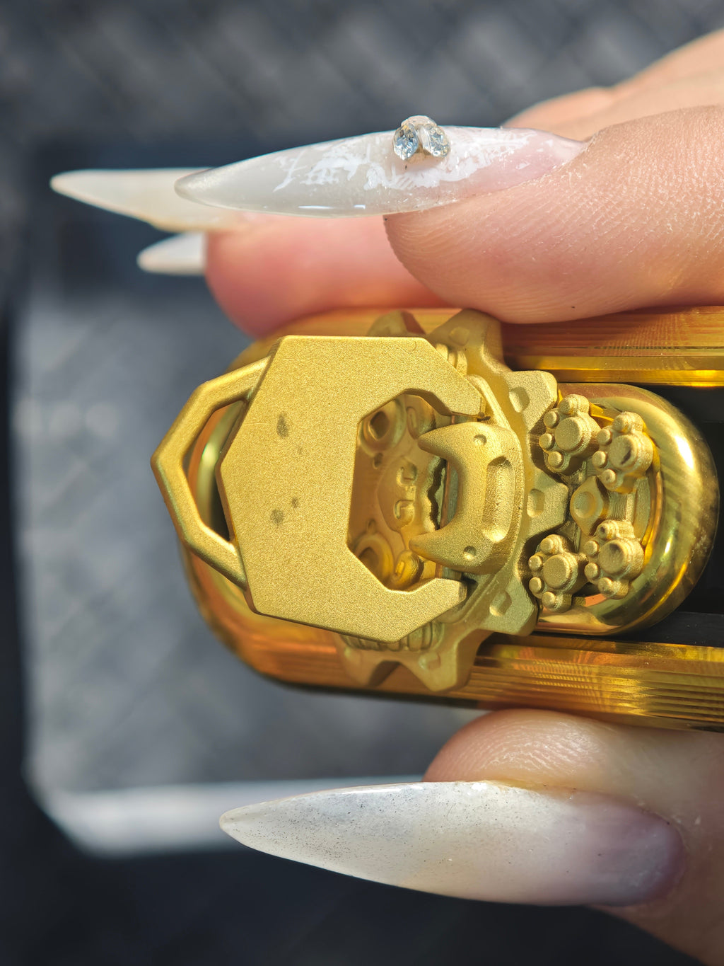 Cyber Jiaotu Damasteel Gold Plated