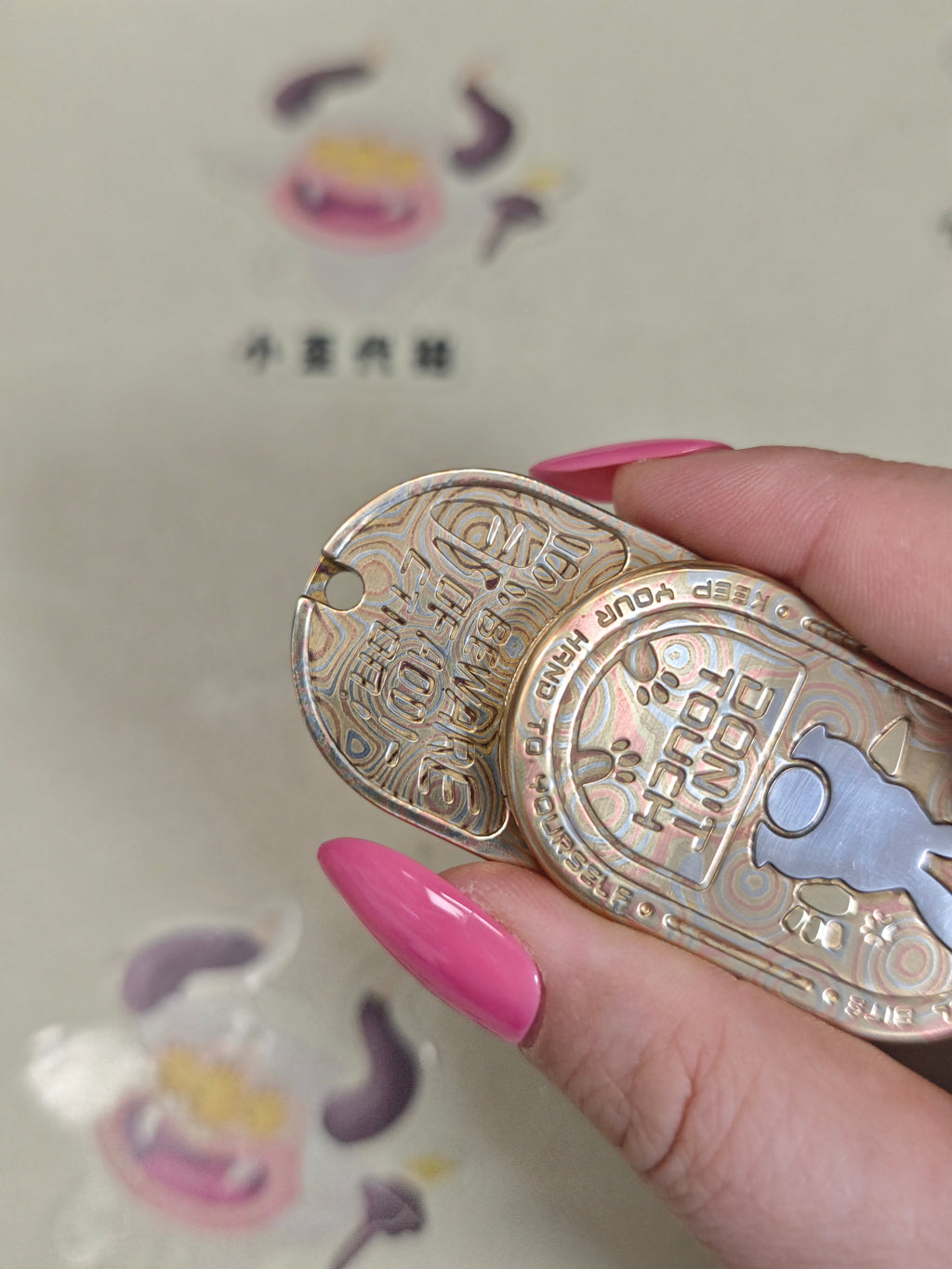 Grumpy Rabbit Rhythm Mokume