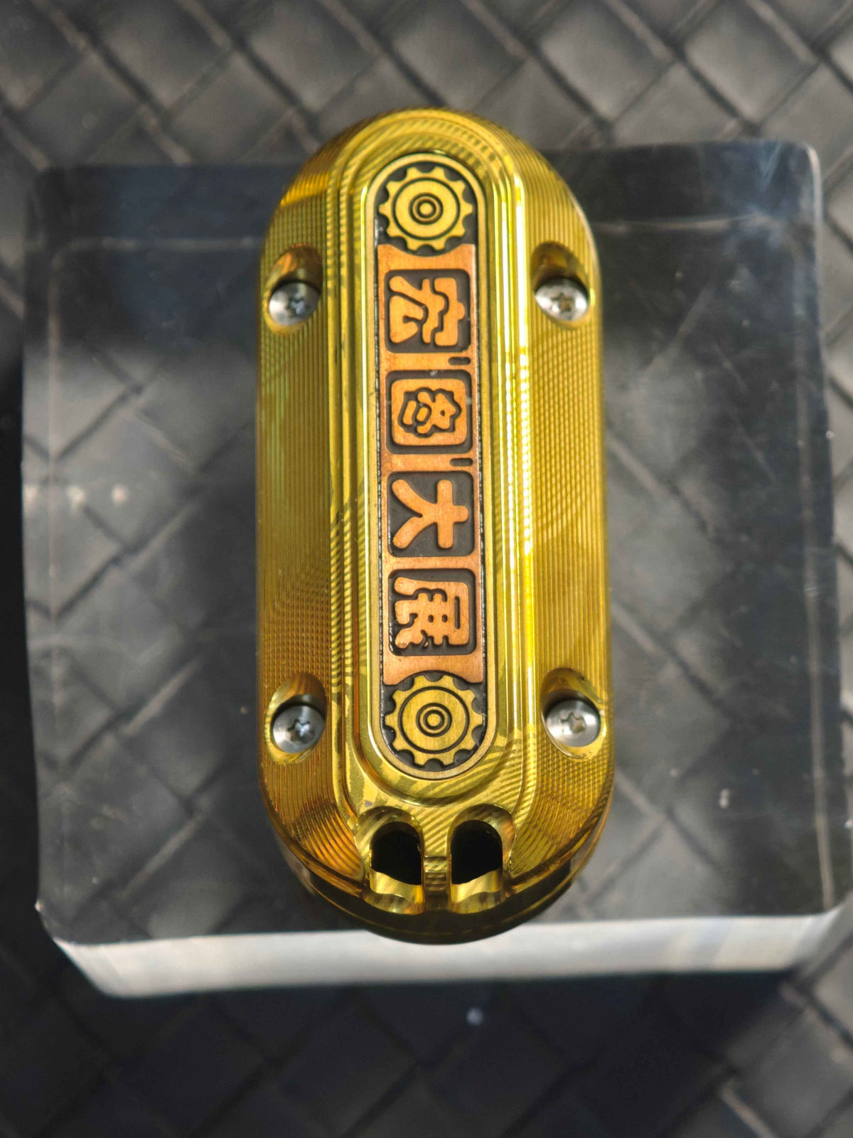 Cyber Jiaotu Damasteel Gold Plated