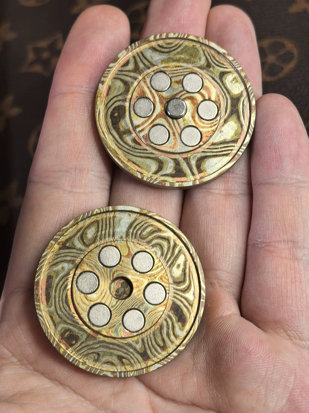 Milk Cap Mini Mokume