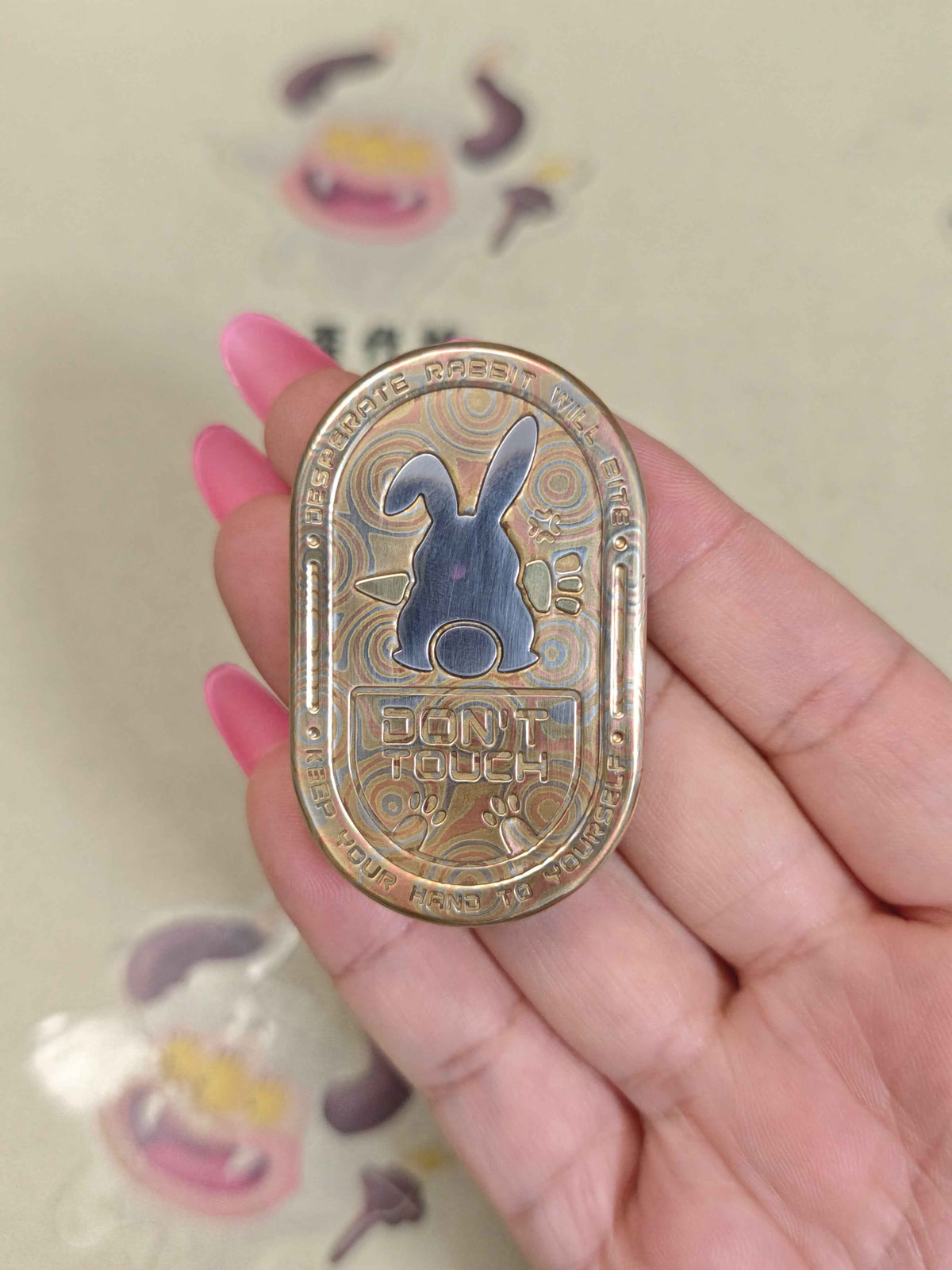 Grumpy Rabbit Rhythm Mokume