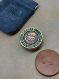 Dealer Button Brass