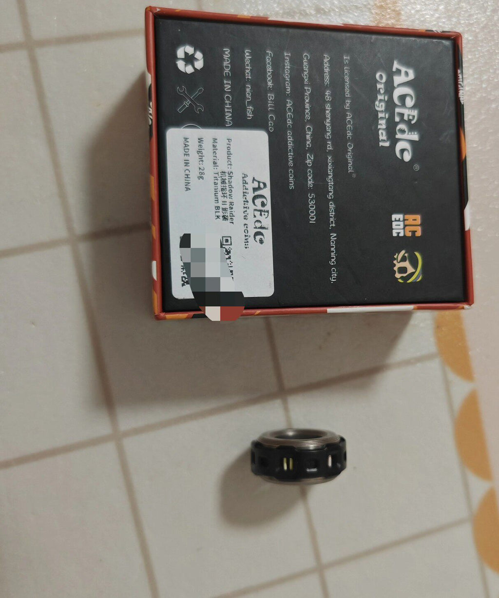 Mechanical Ring Titanium + 12 tube