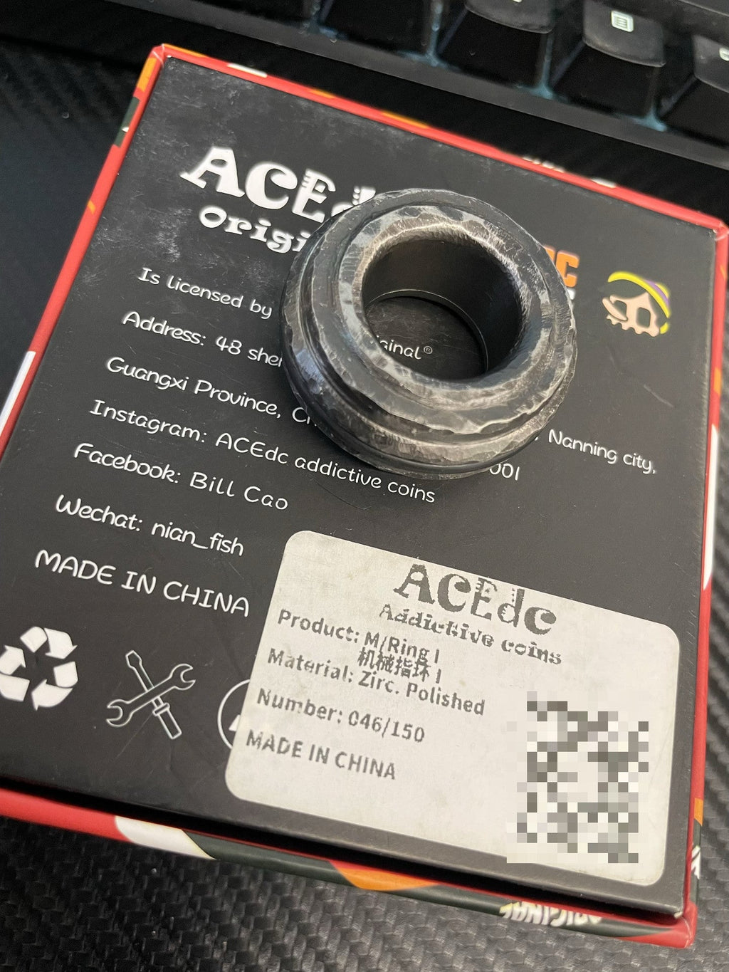 Mechanical Ring Zirconium