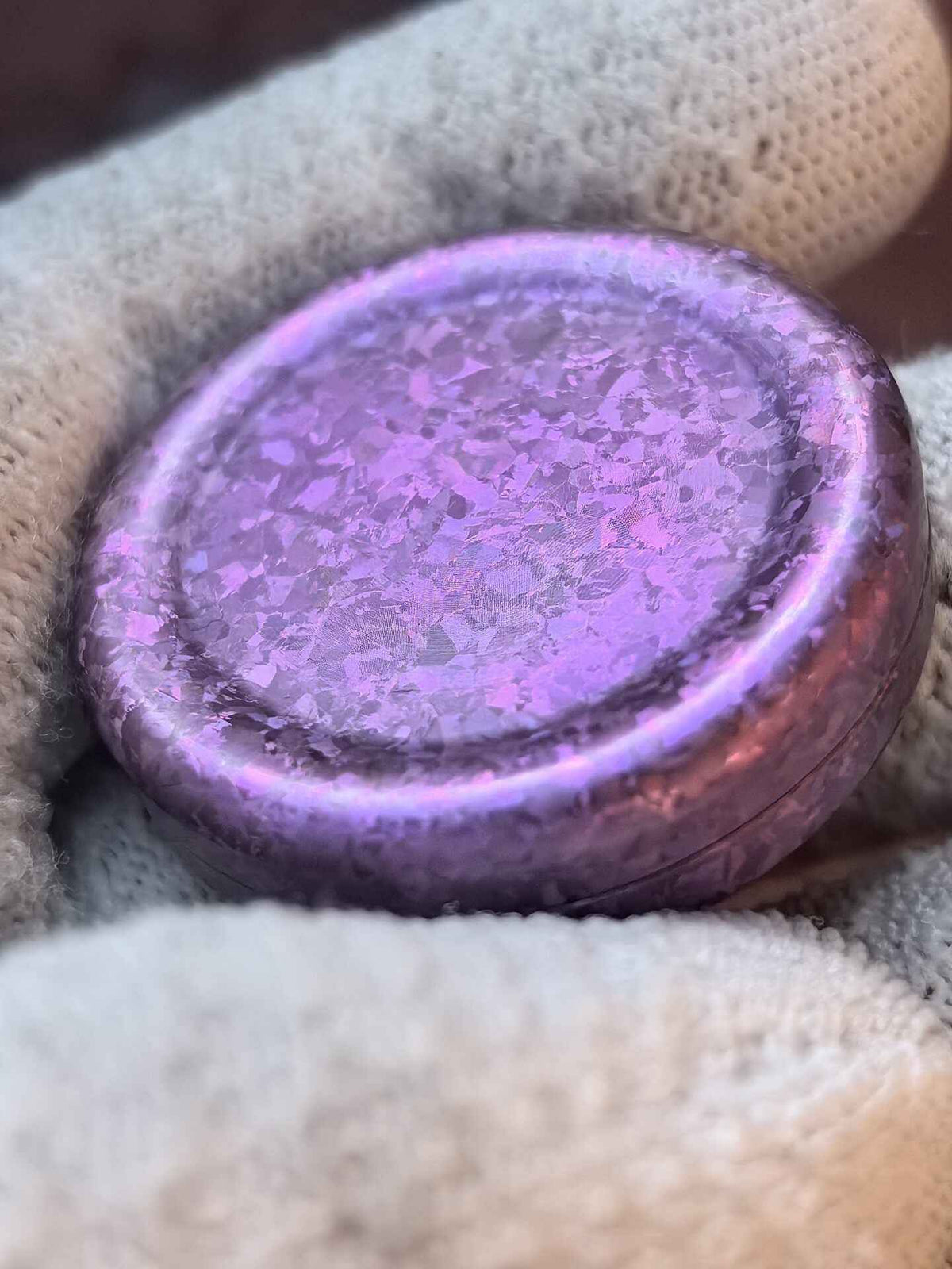 Milk Cap Mini Crystallized Titanium