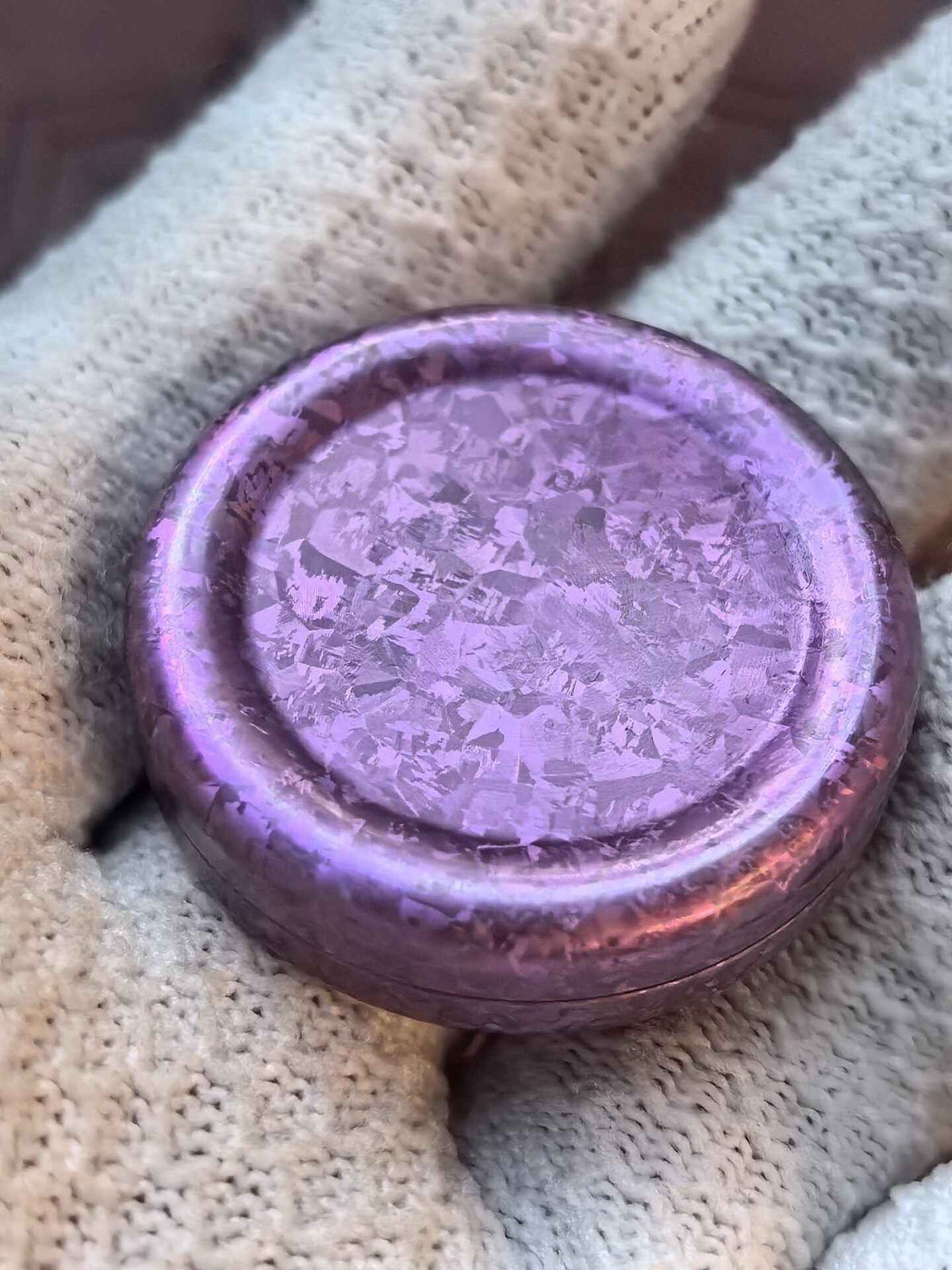 Milk Cap Mini Crystallized Titanium
