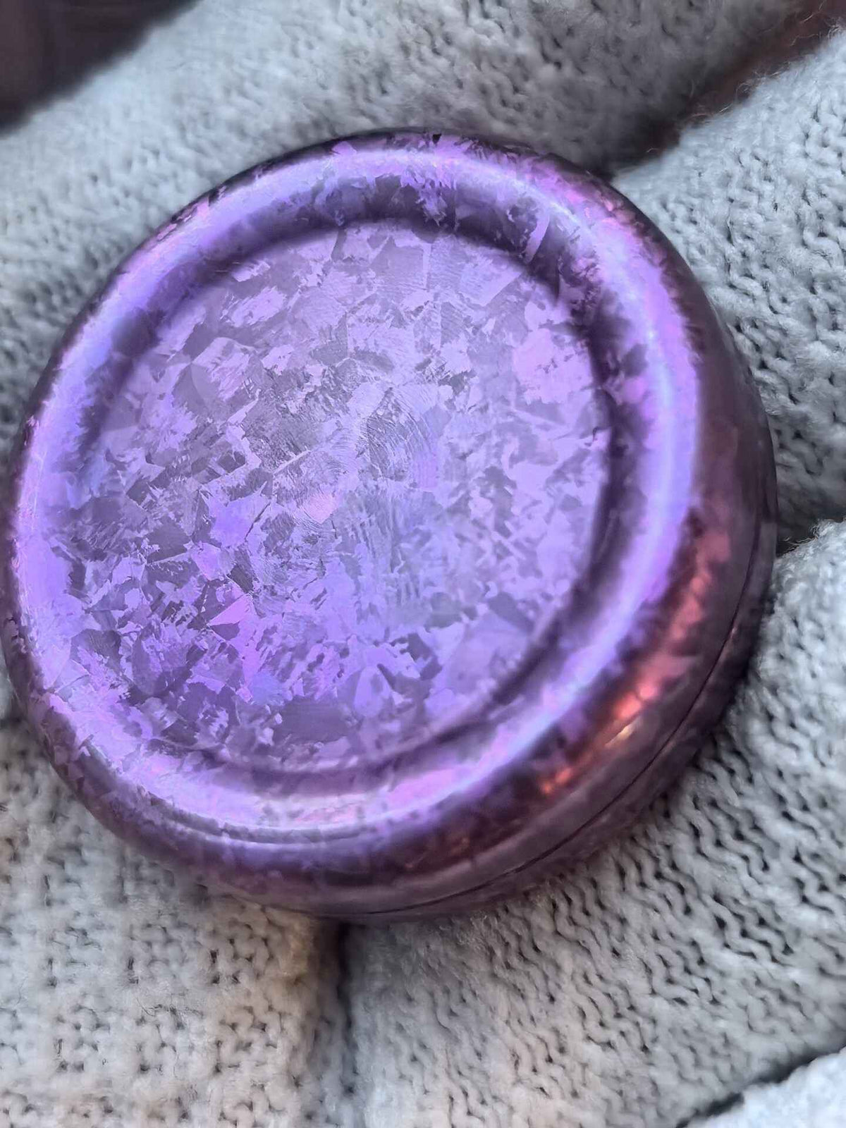 Milk Cap Mini Crystallized Titanium