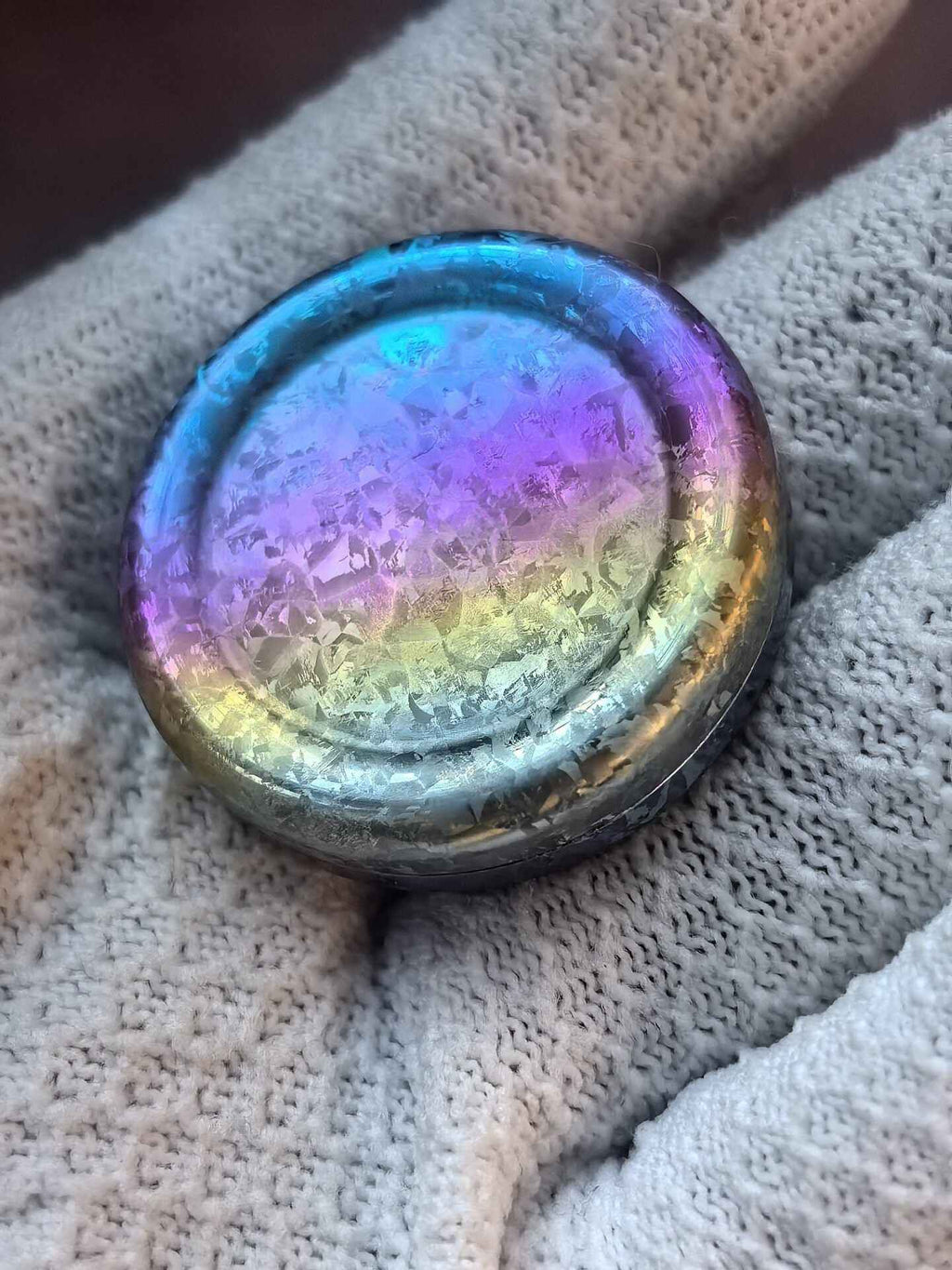 Milk Cap Mini Crystallized Titanium