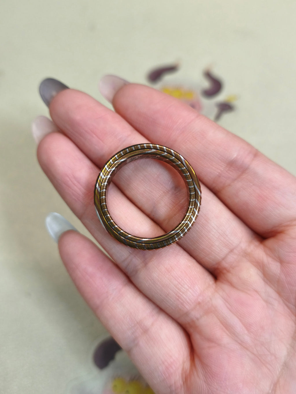 Paris Stud Mokume