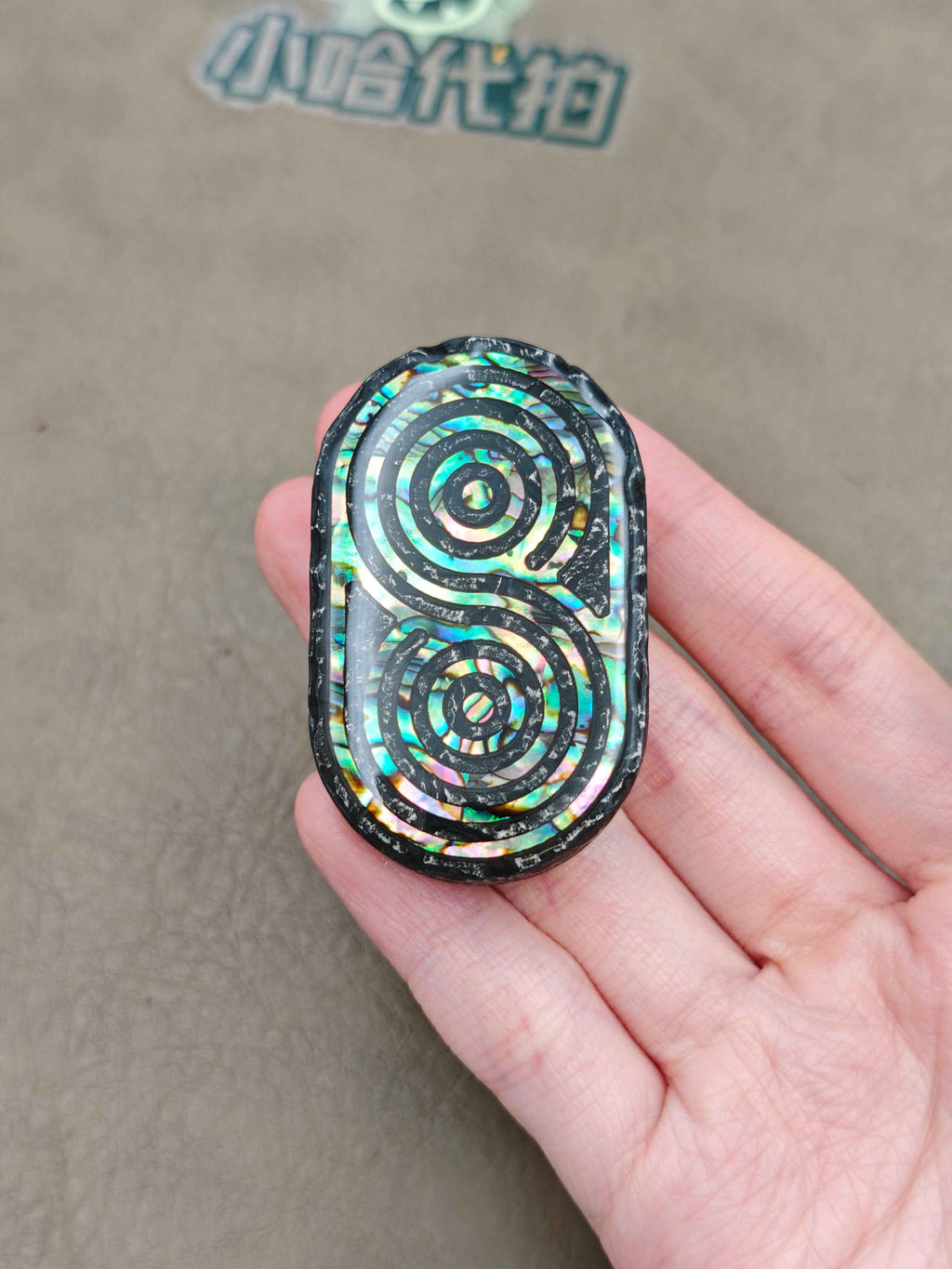 Rhythm Zirconium Stone Textured Resin-Sealed