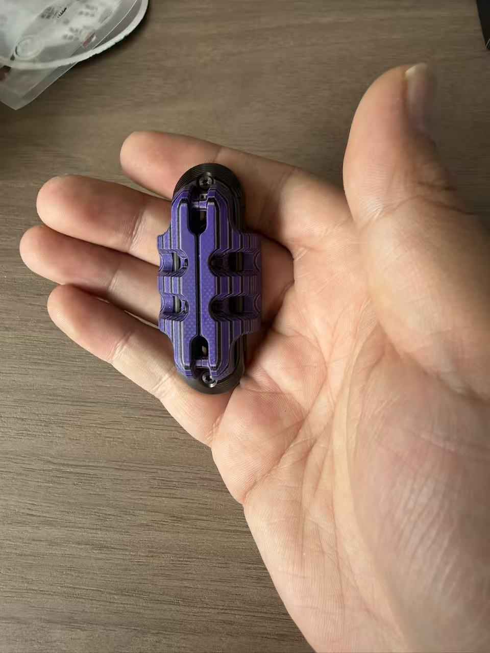 EXOSKELETON G10 Pink Purple Black Bone Core Stainless Steel