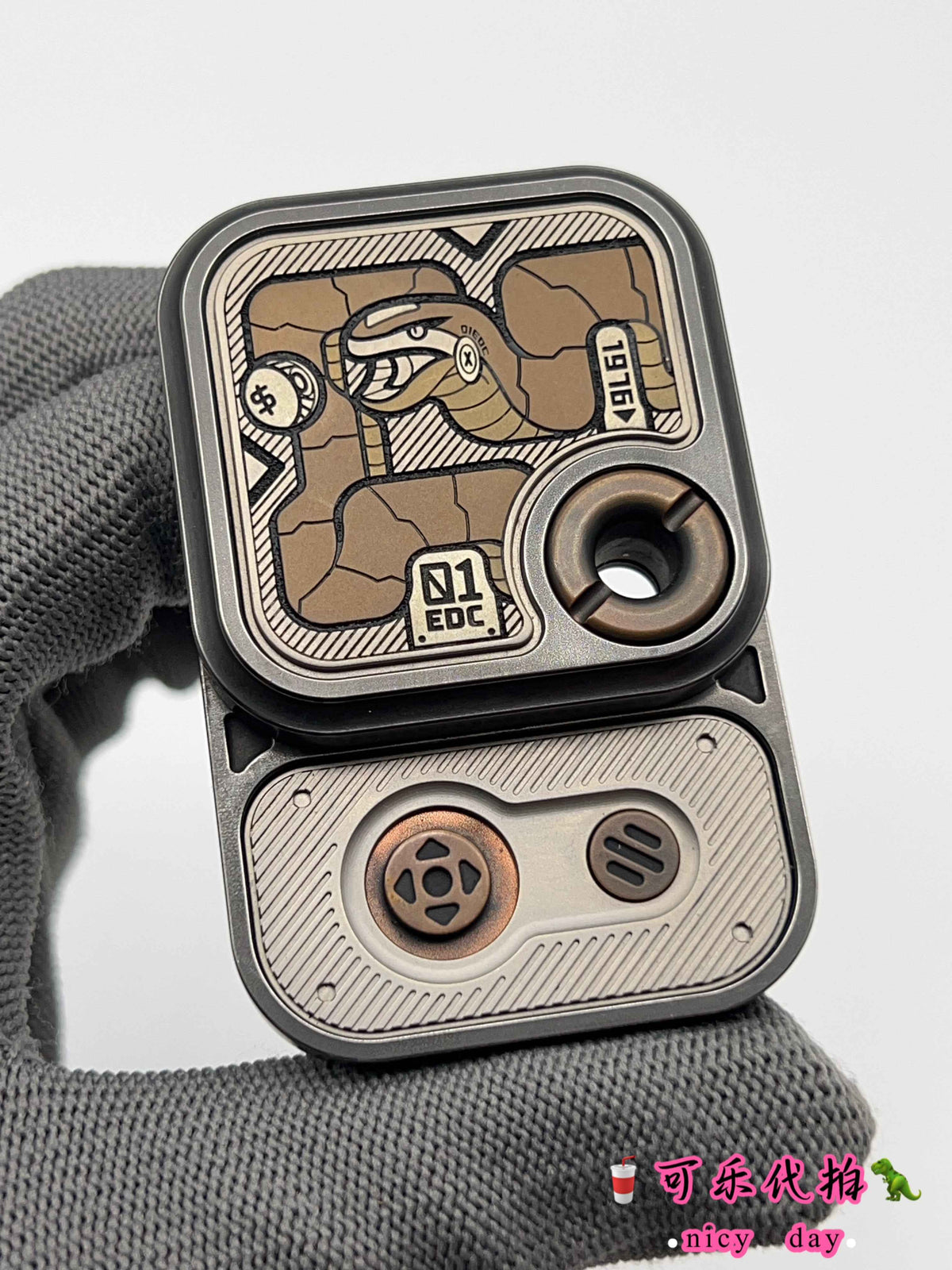 MAZE BLOCK Copper Stainless Steel