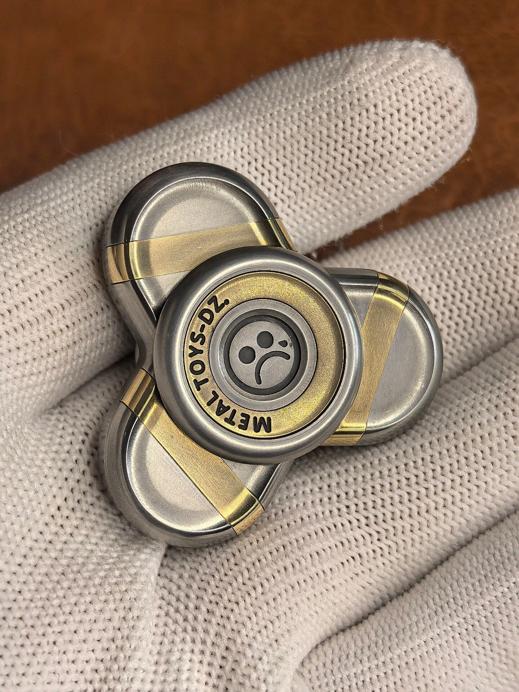 Trefoil, Stainless Steel, Brass