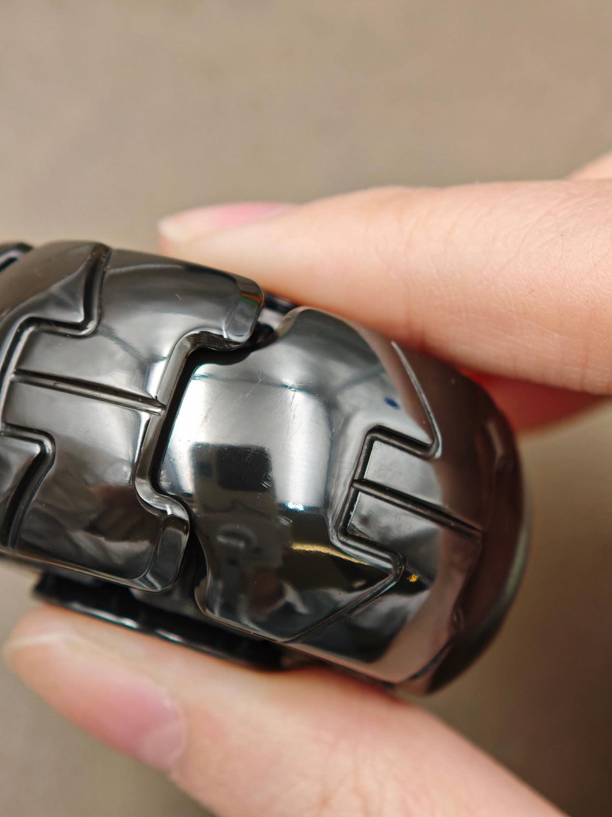 Pillbug Shell Opening Zirconium Polished
