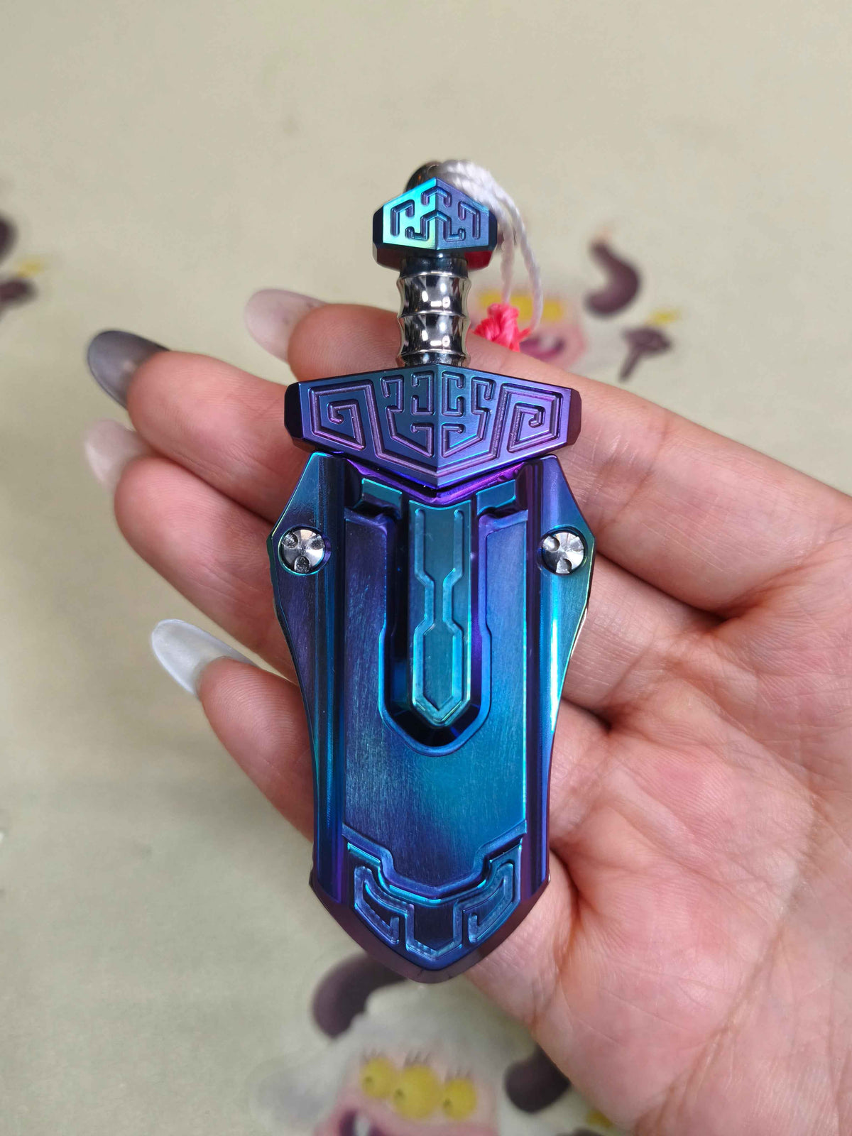 Taia Sword Zirconium Oil Slick
