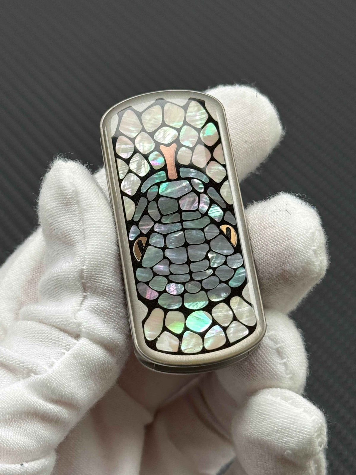 Blade Edge Python Stainless Steel Resin-Sealed
