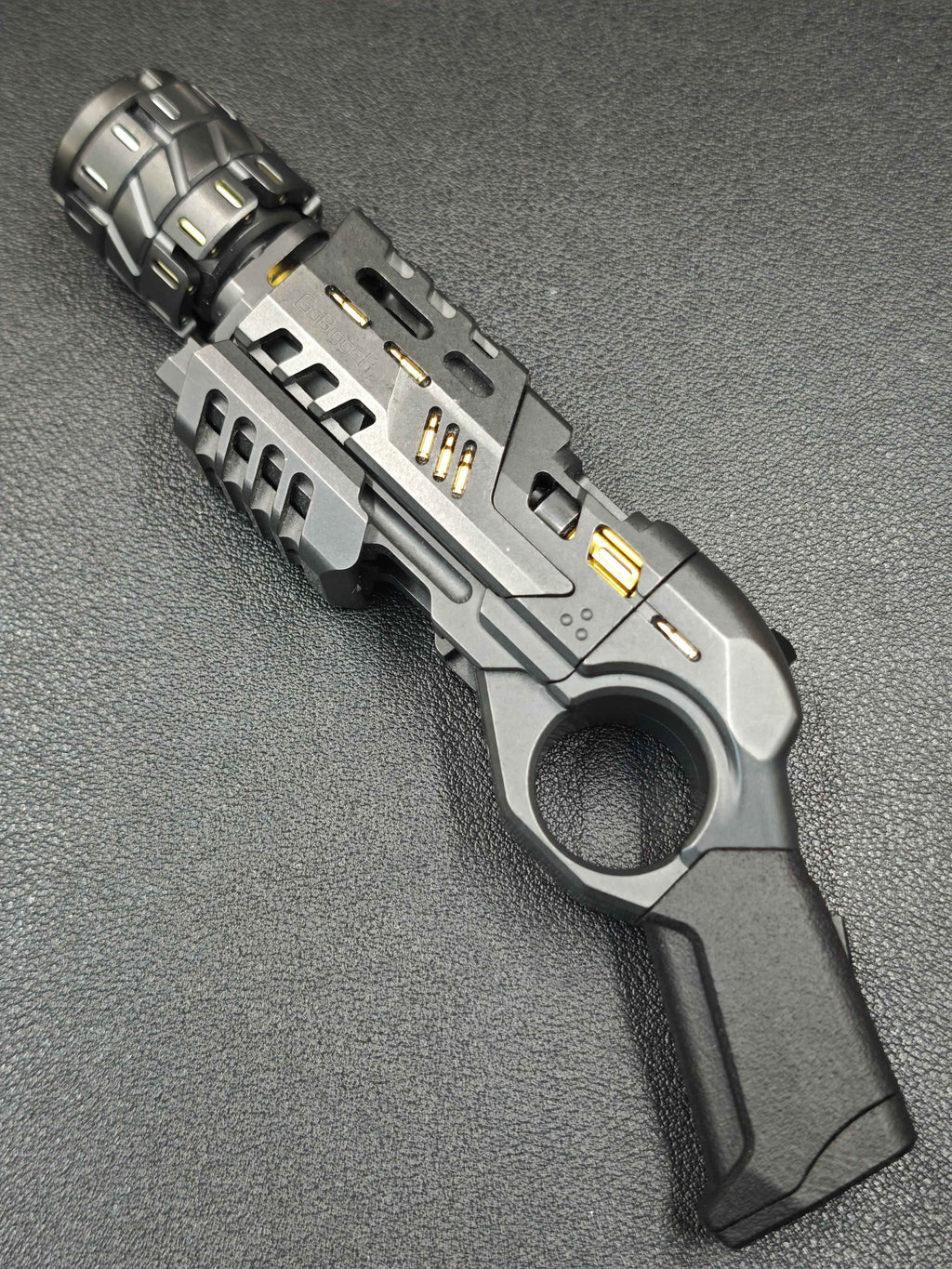 Punnk Zirconium Gold Plated Engraved