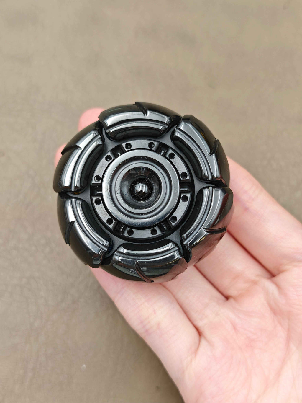 Pillbug Shell Opening Zirconium Polished
