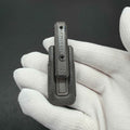 X Lock Zirconium Stone Textured Engraved