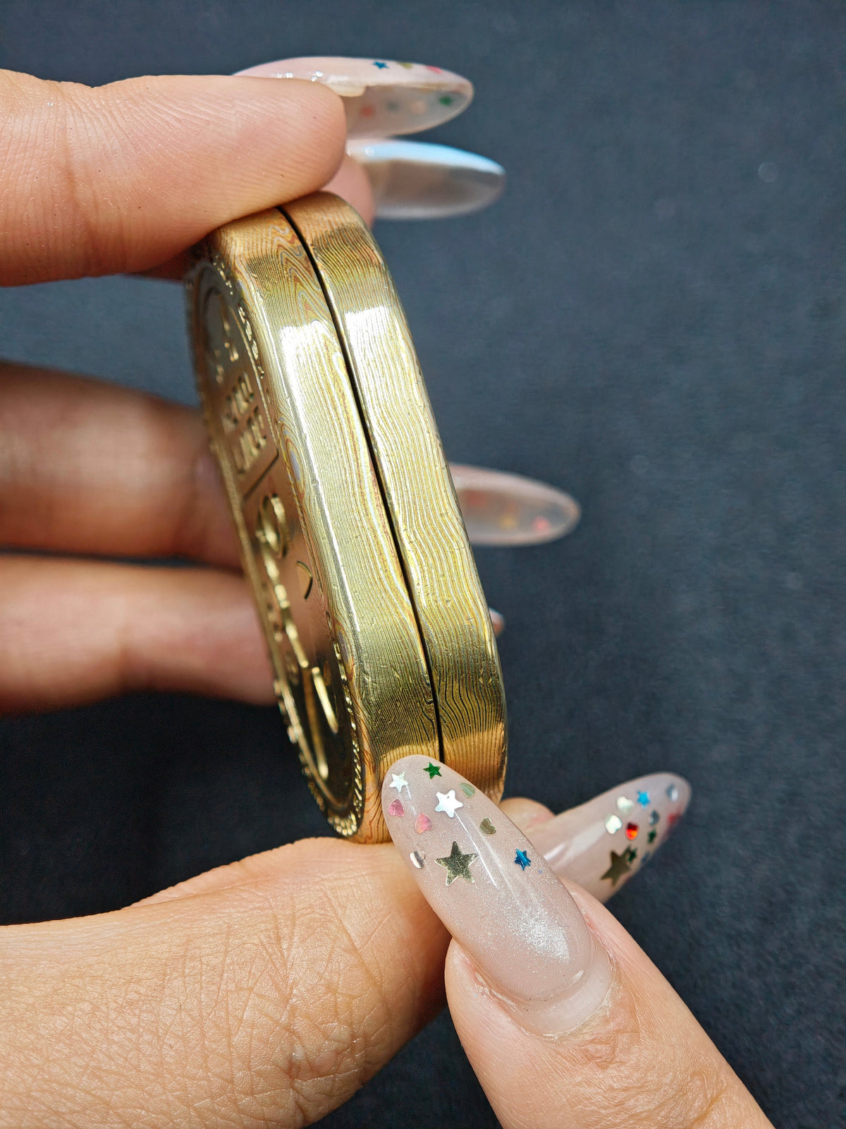 Grumpy Rabbit Rhythm Mokume Copper