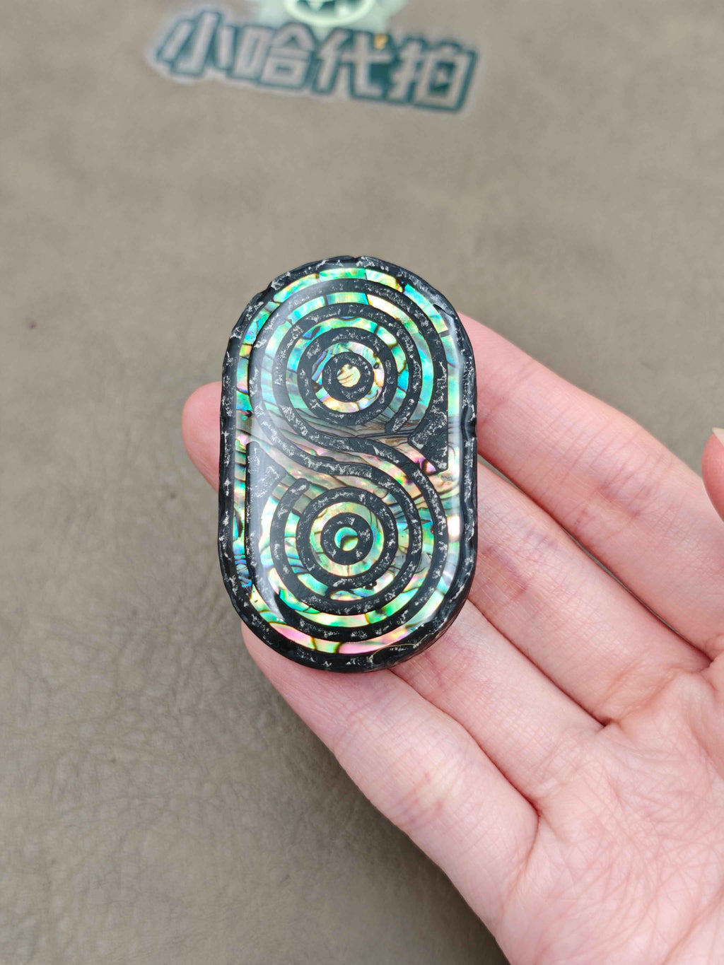 Rhythm Zirconium Stone Textured Resin-Sealed