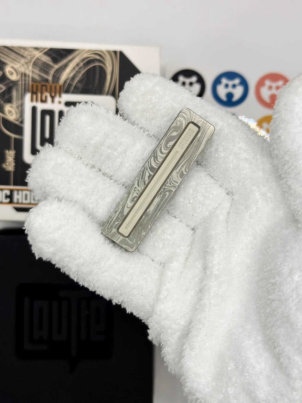 Frog Zirconium Damasteel Zircuti PEEK Stainless Steel