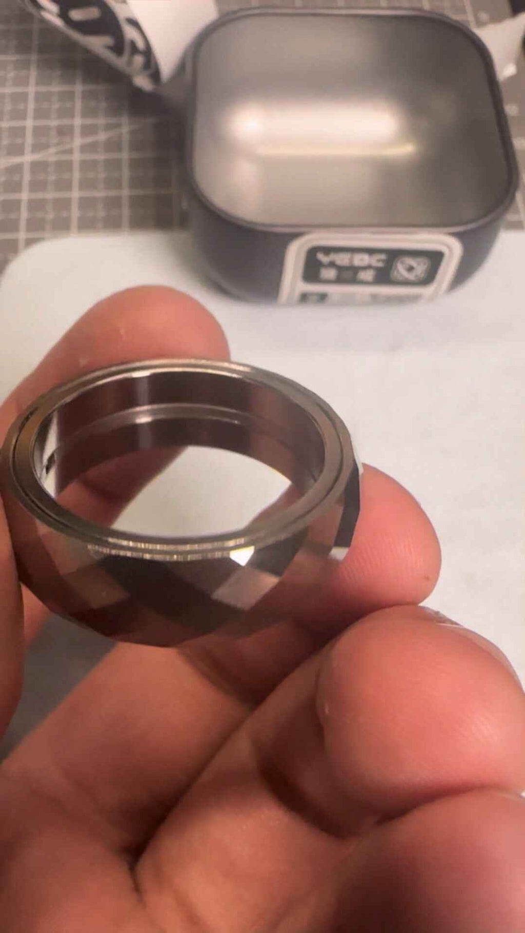 Pig Ring Size #25 Titanium