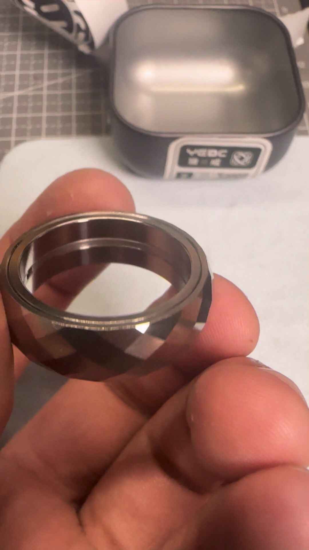Pig Ring Size #25 Titanium