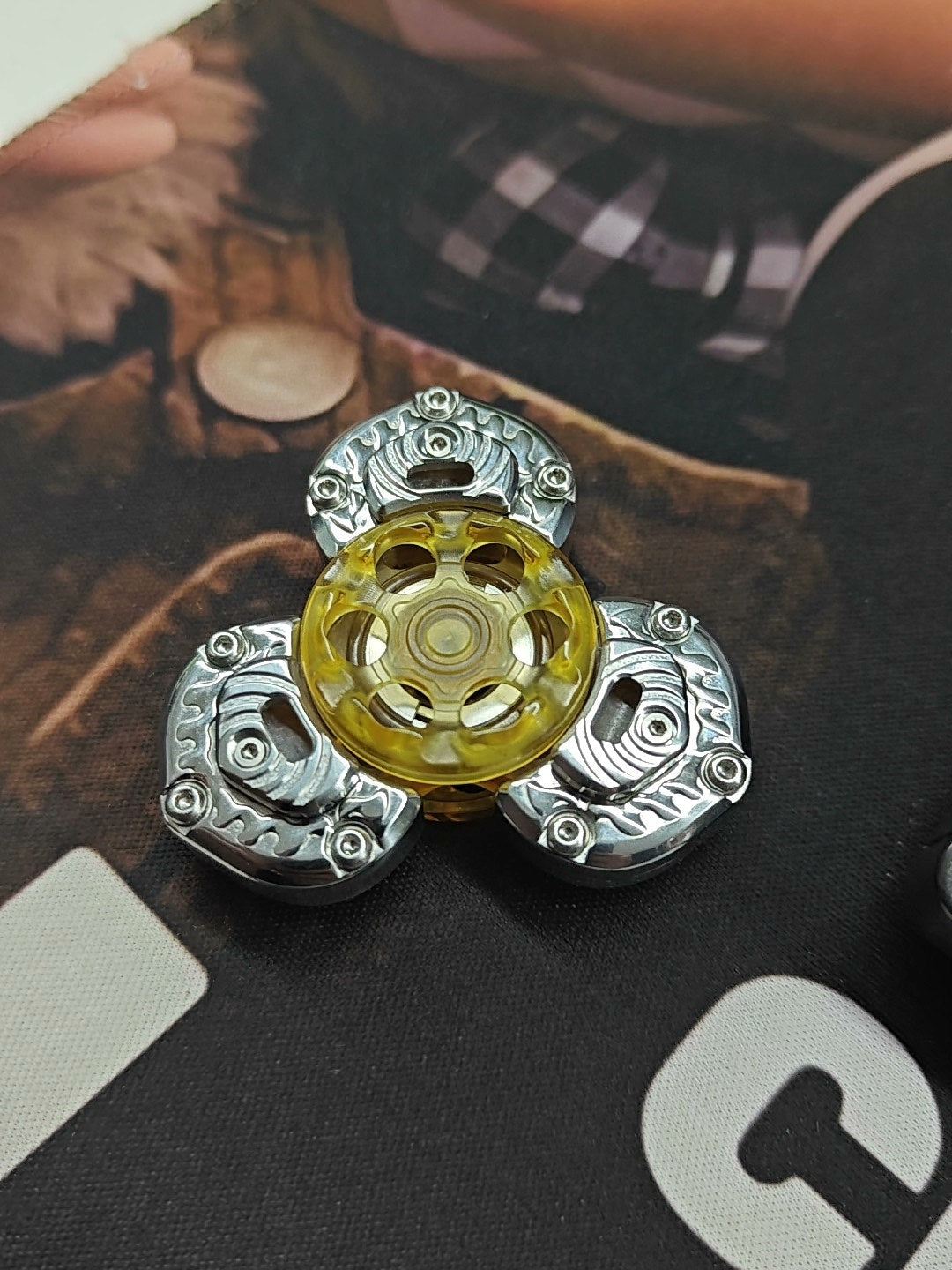 Yellow Jambhala Figure PEI Stainless Steel