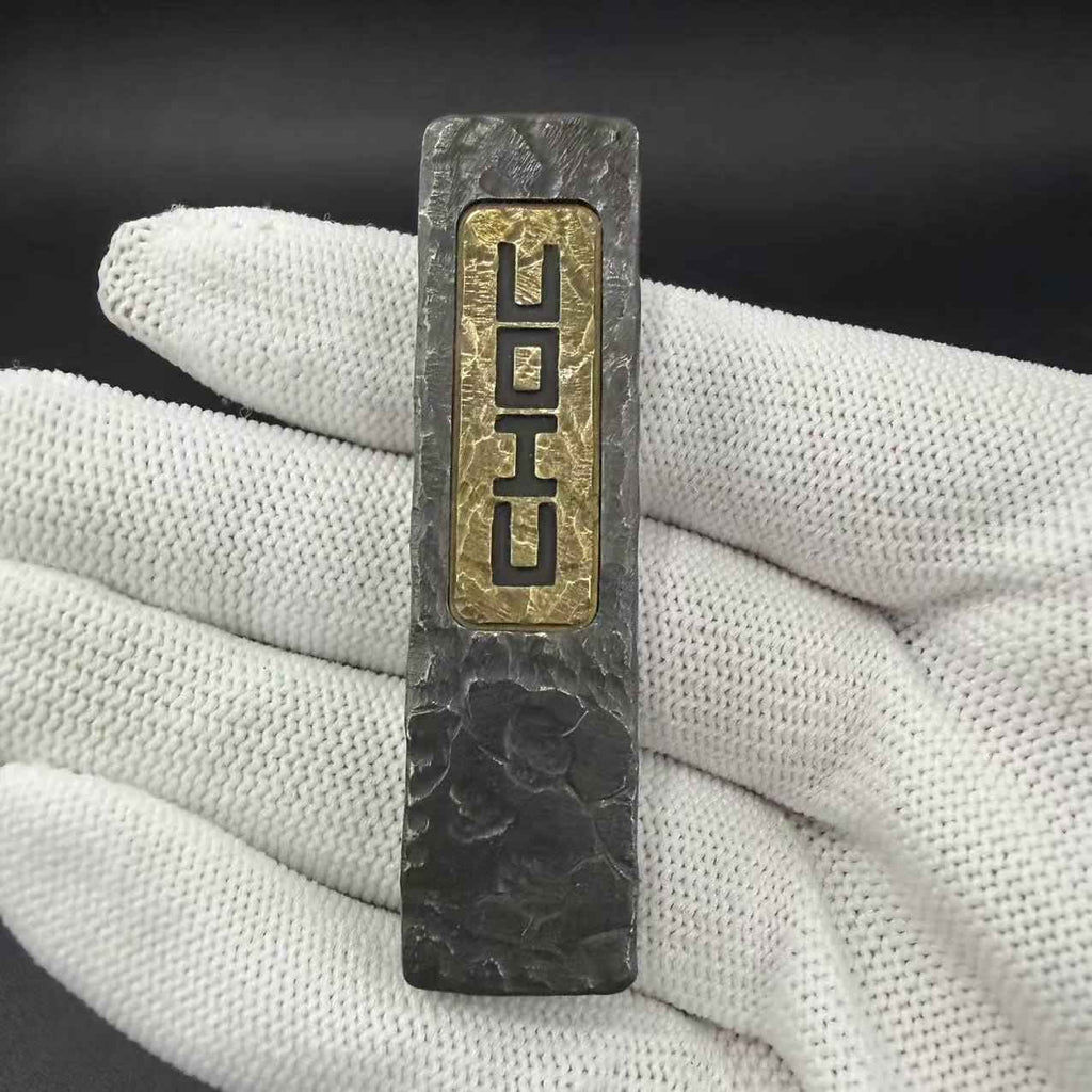 Choc Stainless Steel Stone Textured Engraved