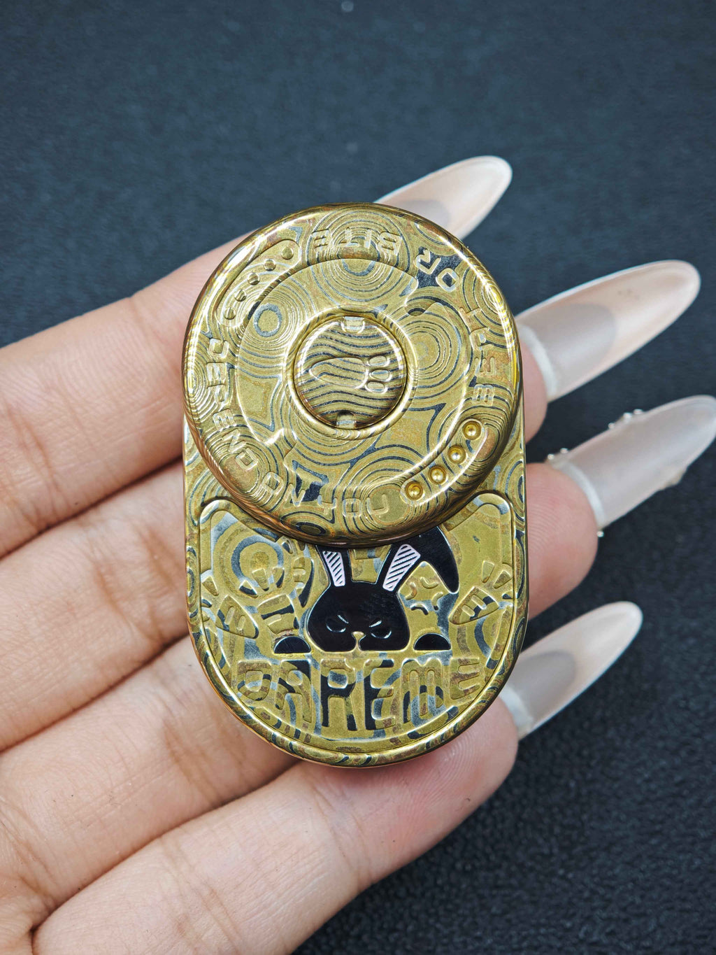 MIX Mokume Etched Polished
