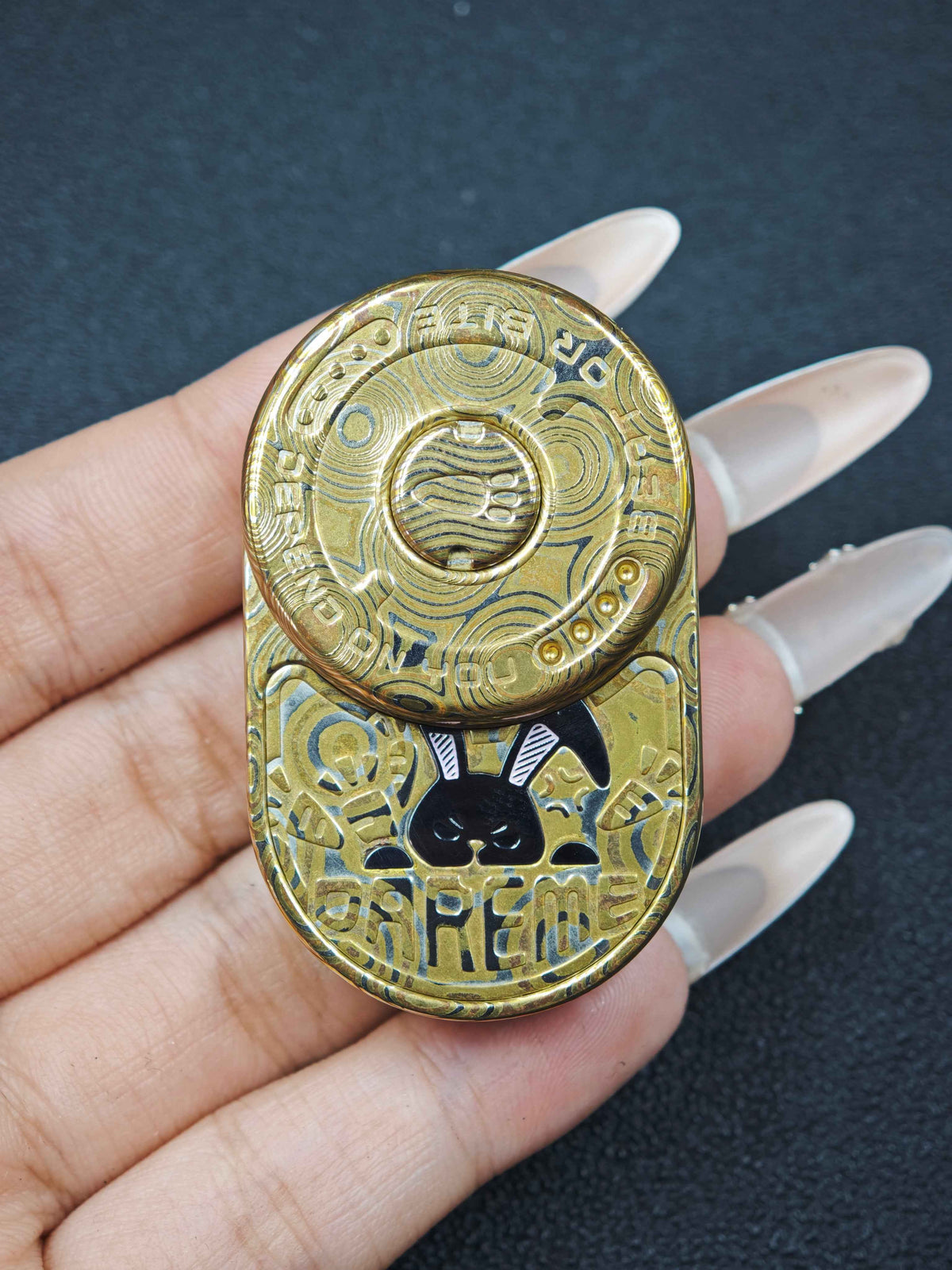 MIX Mokume Etched Polished