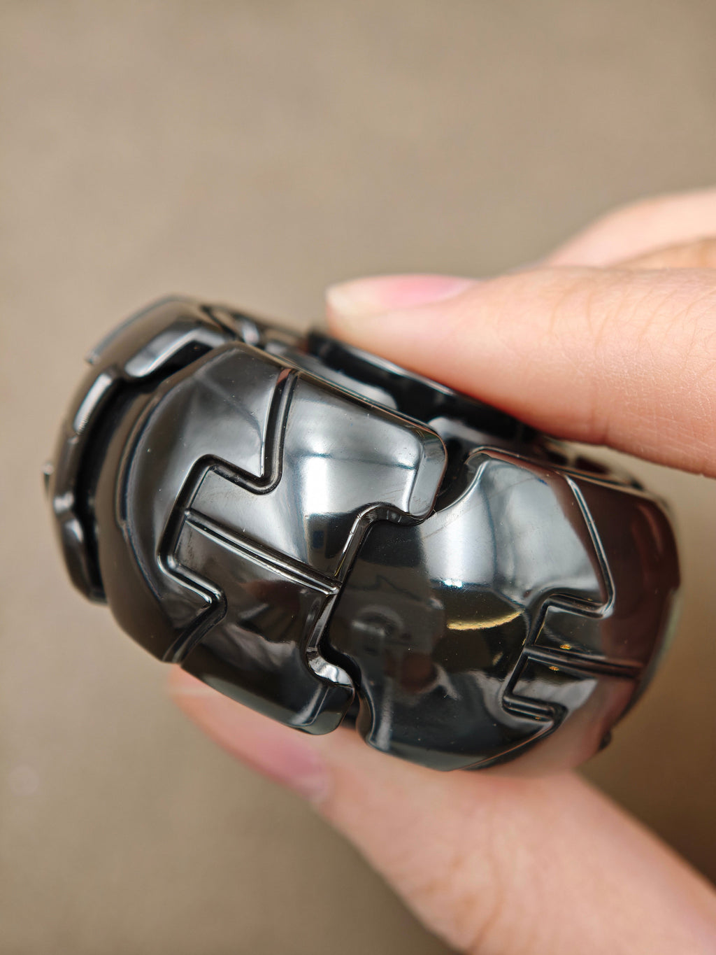 Pillbug Shell Opening Zirconium Polished