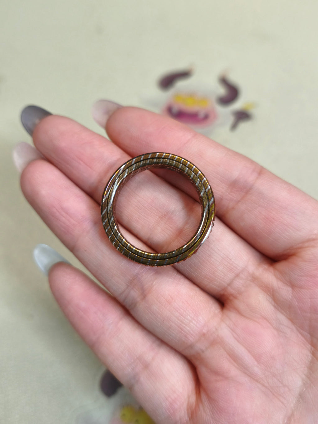 Paris Stud Mokume