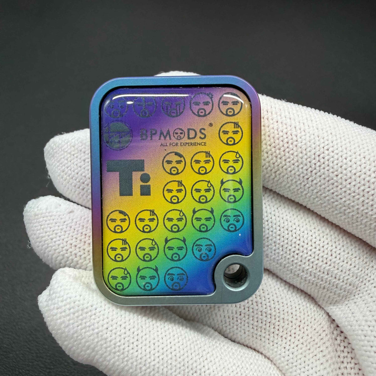 Price Tag Nine Palace Titanium Color-Anodized