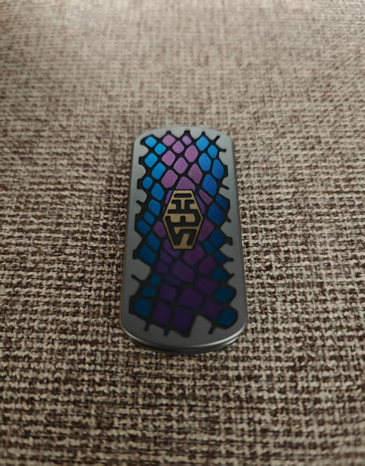 Blade Edge Python Titanium Color-Anodized
