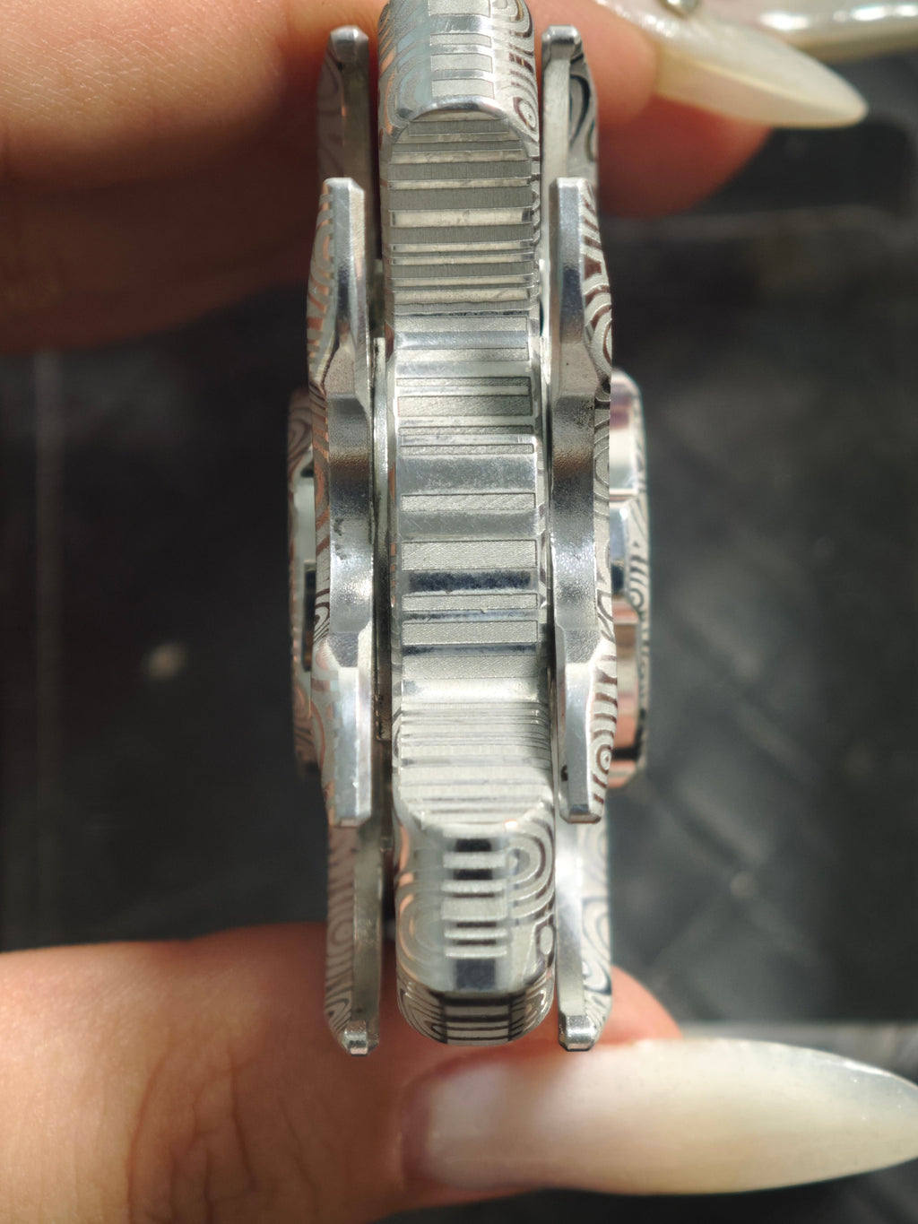 Oracle Aluminum Engraved Polished