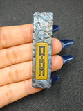 Choc Stainless Steel Stone Textured Engraved