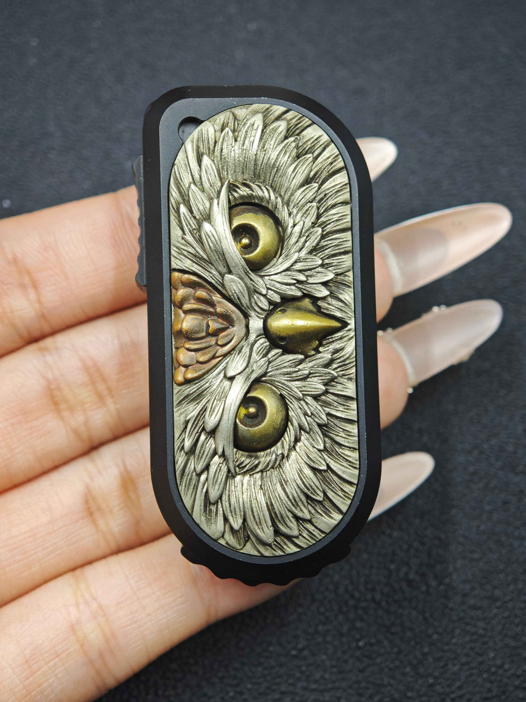 Owl Stainless Steel PVD Coated