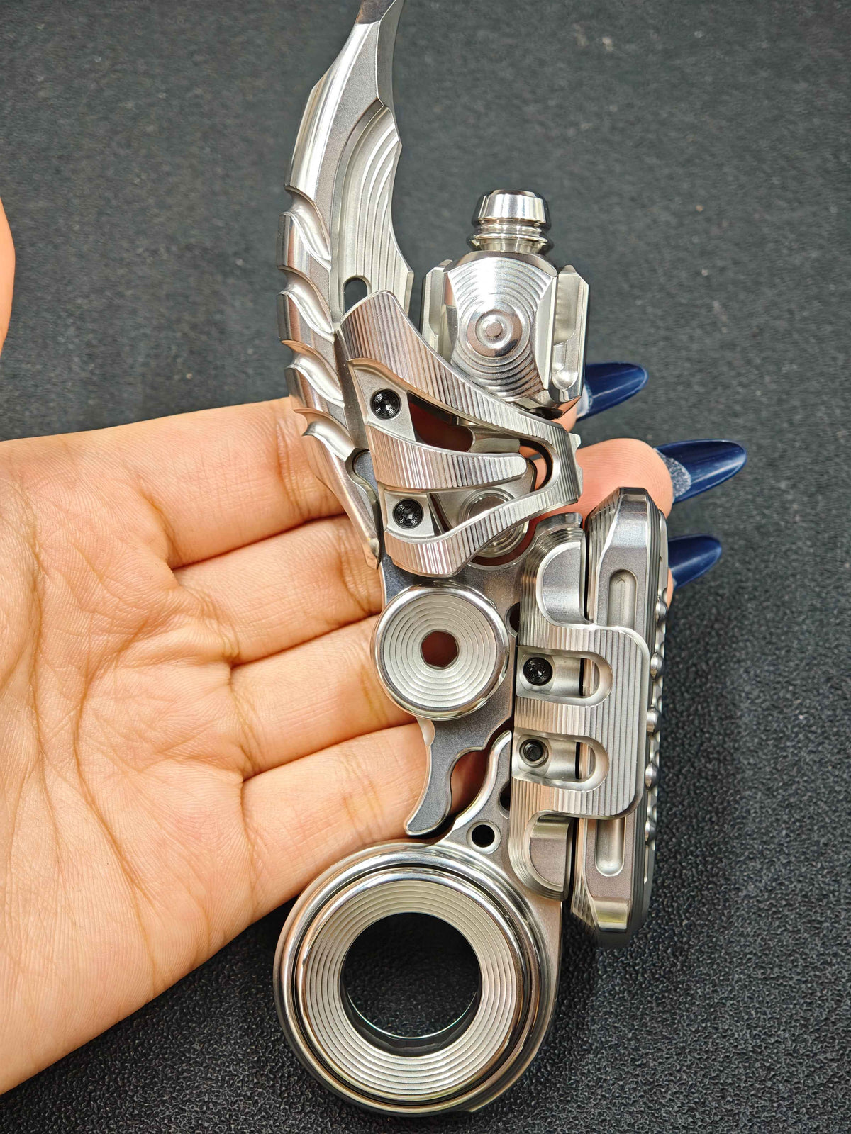 Exoskeleton Magnetic Mechanical Stainless Steel Blasted