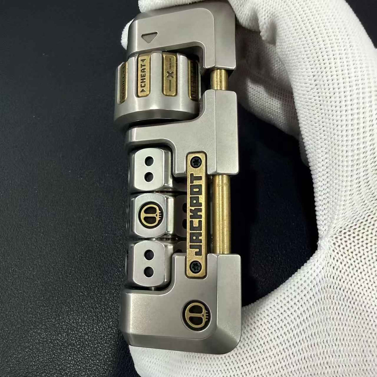 Jackpot 2.0 Deskset Brass Stainless Steel
